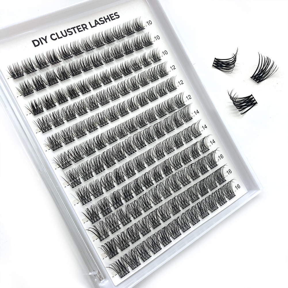 natural cluster lashes