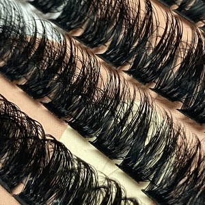 volume cluster lashes