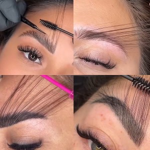 eyebrow extension hair