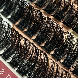 volume cluster lashes