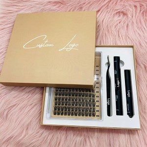 natural lash clusters