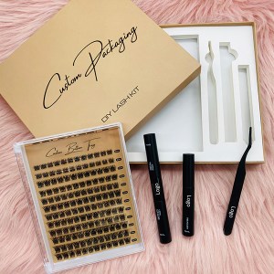 natural lash clusters